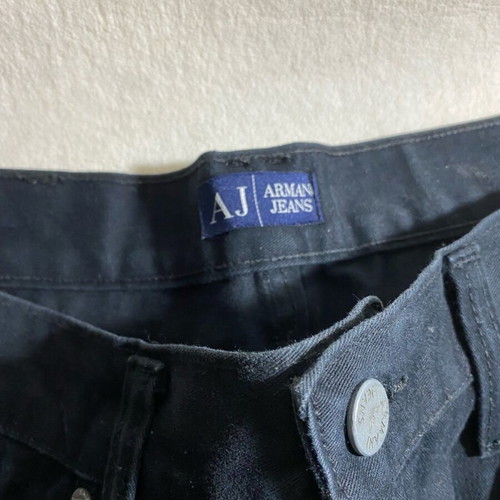 Armani Jeans men's denim pants used, size 40, black