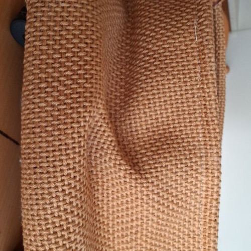 Woven magazine holder with wheels used