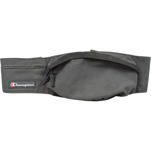 Champion technical waist bag black used, running belt Y2K gorpcore