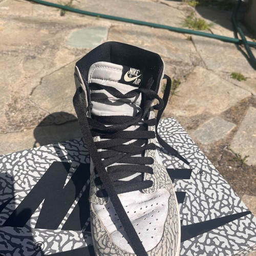 Jordan Air 1 Retro High OG White Cement used, size 41