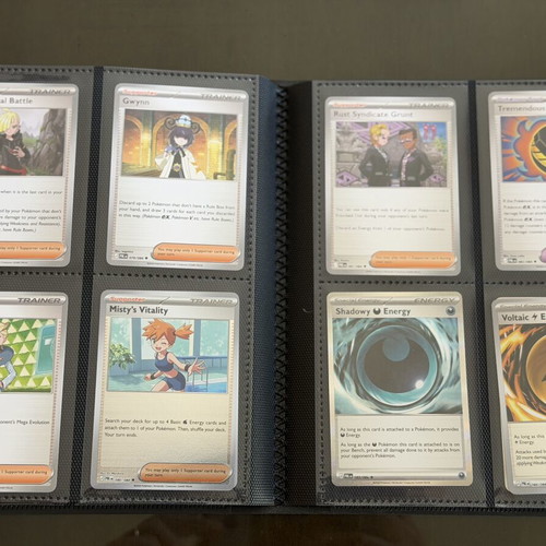 Pitch Black Pokemon card set, nearly complete, 105 base cards plus rares