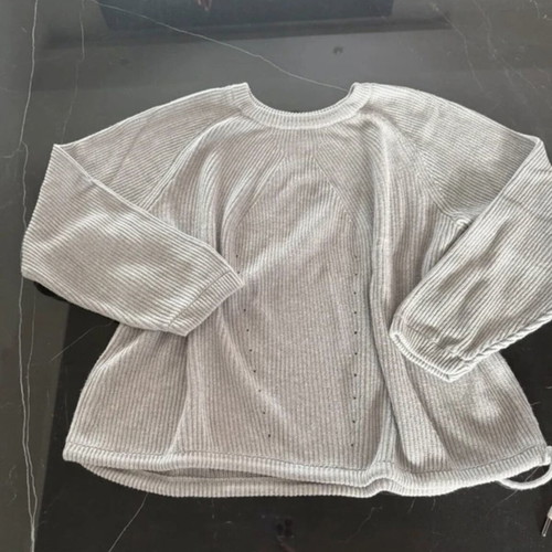 Massimo Dutti grey knit sweater size M