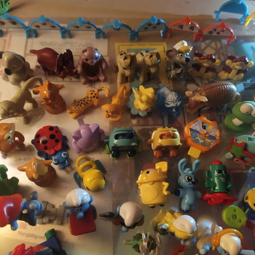 Kinder toys used figures and miniatures