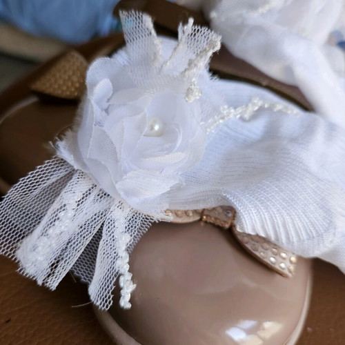 Mouger ballerinas size 23 like new, pink-beige