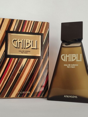 Ghibli Atkinsons Eau de Toilette for Men 50 ml new, splash cap broken