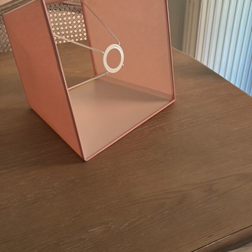 Table lamp lampshade square 25x31 cm new