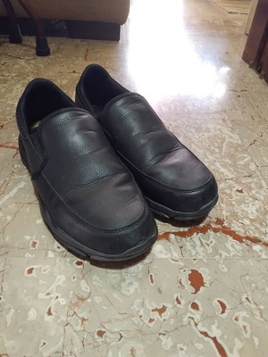 Lumberjack black classic slip-on shoes used, size 41