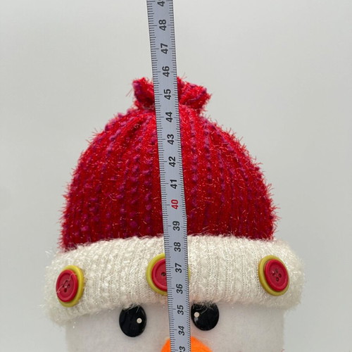 Christmas snowman vintage 1980 illuminated like new, height 46 cm