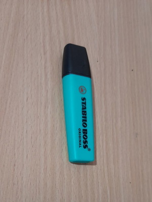 Stabilo Boss highlighter blue, new