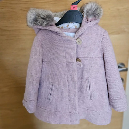 Zara wool coat 12-18 months like new, lined