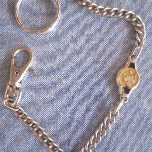 AEK Vintage Chain Keychain with Double-Headed Eagle, like new