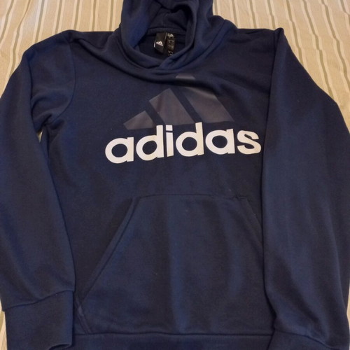 Adidas unisex hoodie like new, blue, size S