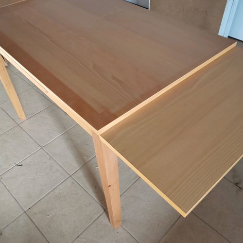 Extendable dining table used 110x70 cm, opens up to 170x70 cm