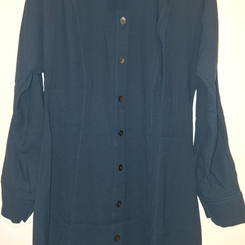 Mango shirt dress new, size Large, green