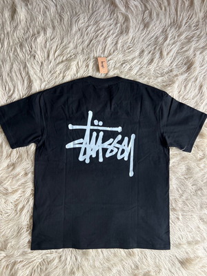 Stussy Basic Logo Tee new, sizes M, L, XL, black and white