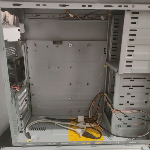 Retro PC Case with LCD Display used, Midi Tower ATX