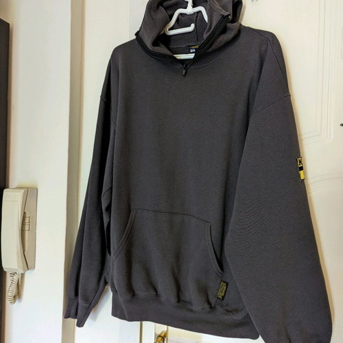 Ultras Mentalita men's hoodie used, brown, size large