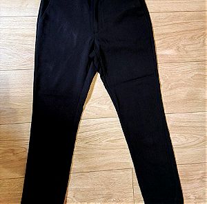Υφασμάτινο παντελόνι stradivarious μαύρο XS