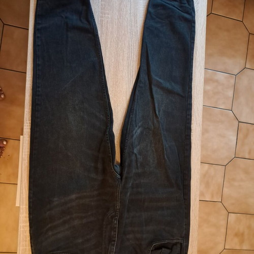 Bershka black men's pants XL used with wear between legs