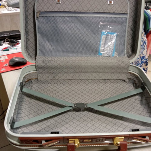 Suitcase used small made of hard PVC material