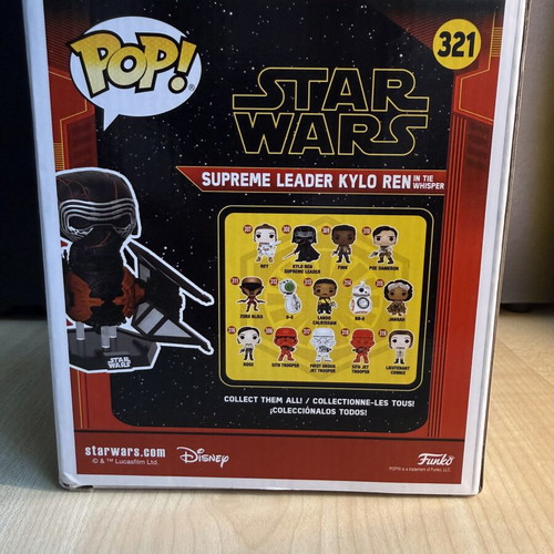 Funko Pop Supreme Leader Kylo Ren in the Whisper 321 used