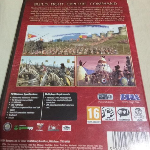 Total War Collection PC games used, Medieval 2 and Kingdoms
