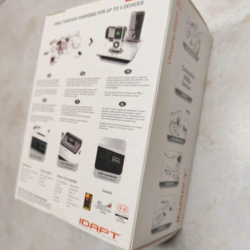 Idapt i4 Universal Charging Station Adapter with 6 Tips, new