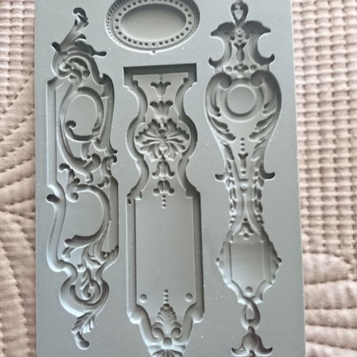 Iron Orchid Designs Silicone Mold vintage style, like new