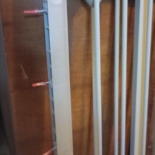 Metal Safety 1st Fence with Door, 4 Pieces, 321 x 72 cm, Like New
