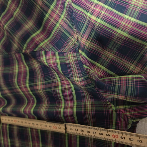 Jack Wolfskin men's short-sleeve plaid shirt, multicolor, size L