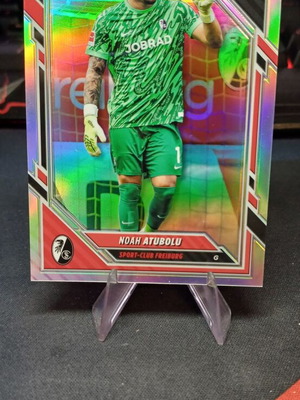 Topps Chrome Bundesliga 2025/26 Noah Atubolu Refractor card like new