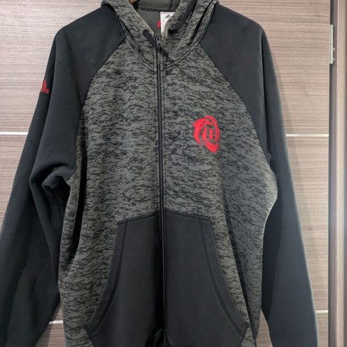 Adidas Derrick Rose hoodie XXL like new, black with red logos