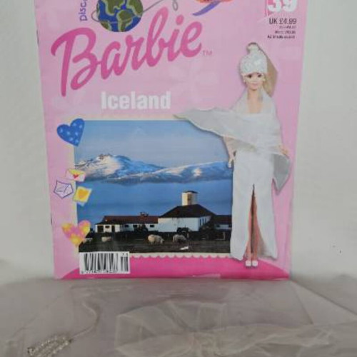 Discover the world with Barbie magazine collection with doll clothes