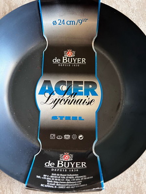 Frying pan 24 cm new, de Buyer professional