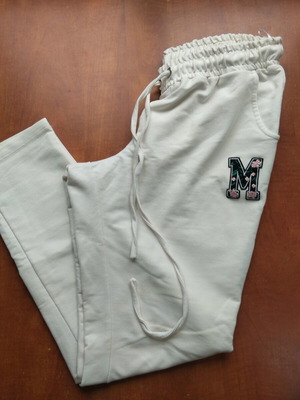 Tracksuit used, size M, white with small stain