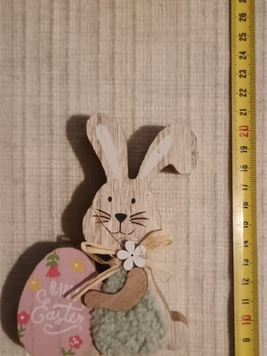 Easter wooden bunny decoration new