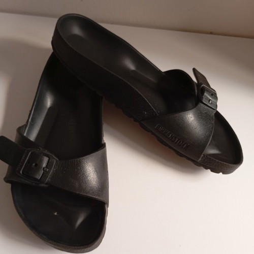 Birkenstock women's sandals size 38 used, black