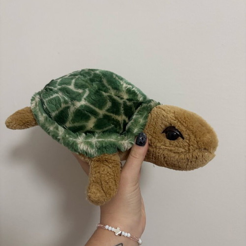 Plush turtle like new, soft medium-sized toy