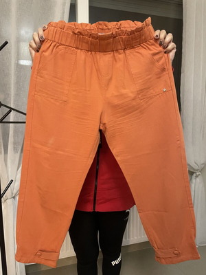 Doca orange pants like new, size L