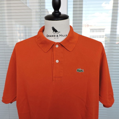 Lacoste Devanlay men's polo shirt XL orange cotton piqué