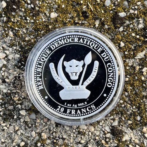 Silver coin 1 oz Megalodon 2025 new