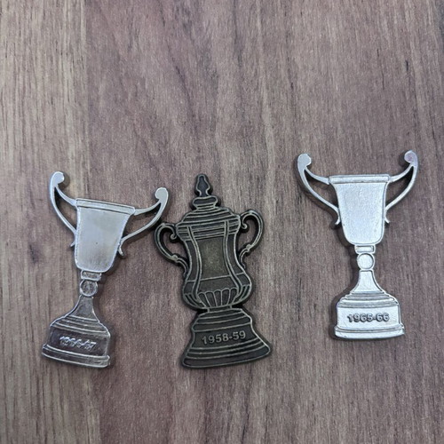 Olympiacos collectible trophies used 1958-59 1965-66