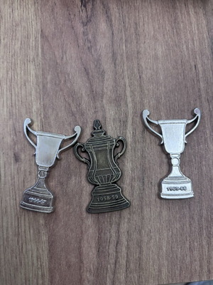 Olympiacos collectible trophies used 1958-59 1965-66