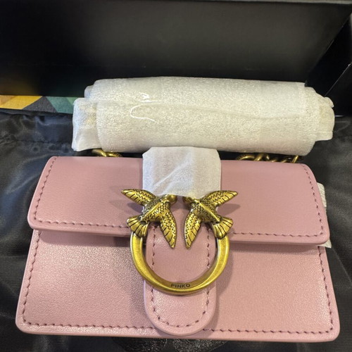 Pinko Love Mini Icon Simply Cl shoulder bag, pink Iris