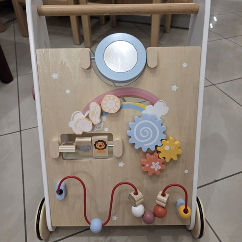 Wooden baby walker