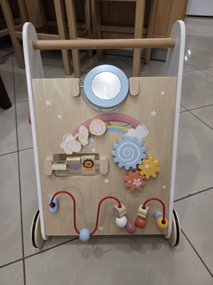 Wooden baby walker
