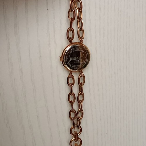 Esprit Vintage Cinderella wristwatch used, gold-toned stainless steel