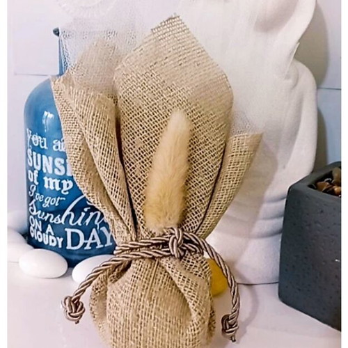 Boho handmade bombonieres made to order with gauze tulle