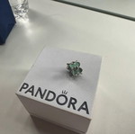 Pandora Cinderella Charm με ζιργκόν σε τιρκουάζ χρώμα σαν καινούργιο