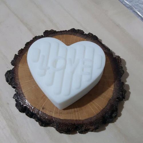 Handcrafted vegan soap with lavender and tea tree, like new